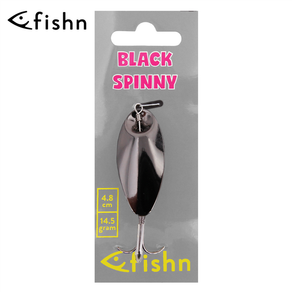 Spinner FISHN Smoking Gun 14,5 G, 4,8 Cm – Flash Rouge, Corps Lourd, Lame Convexe/concave – Pour Brochet, Saumon, Sandre, Truite, Perche