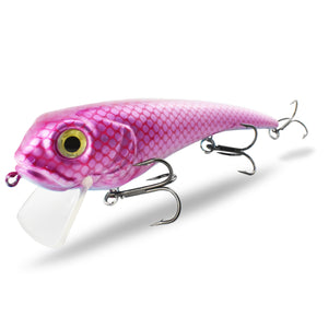 FISHN® GRUMPY Father,  2 Lippen – 2 Tiefen, Länge 22cm, Gewicht 112 gr, Floating - PINK STAR