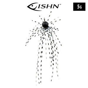 Dirty Hairy Tungsten Jigkopf 5gr (White)