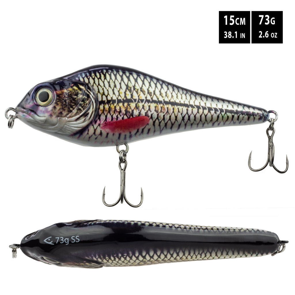 FISHN JERKYone 73g, 15cm (White Fish)