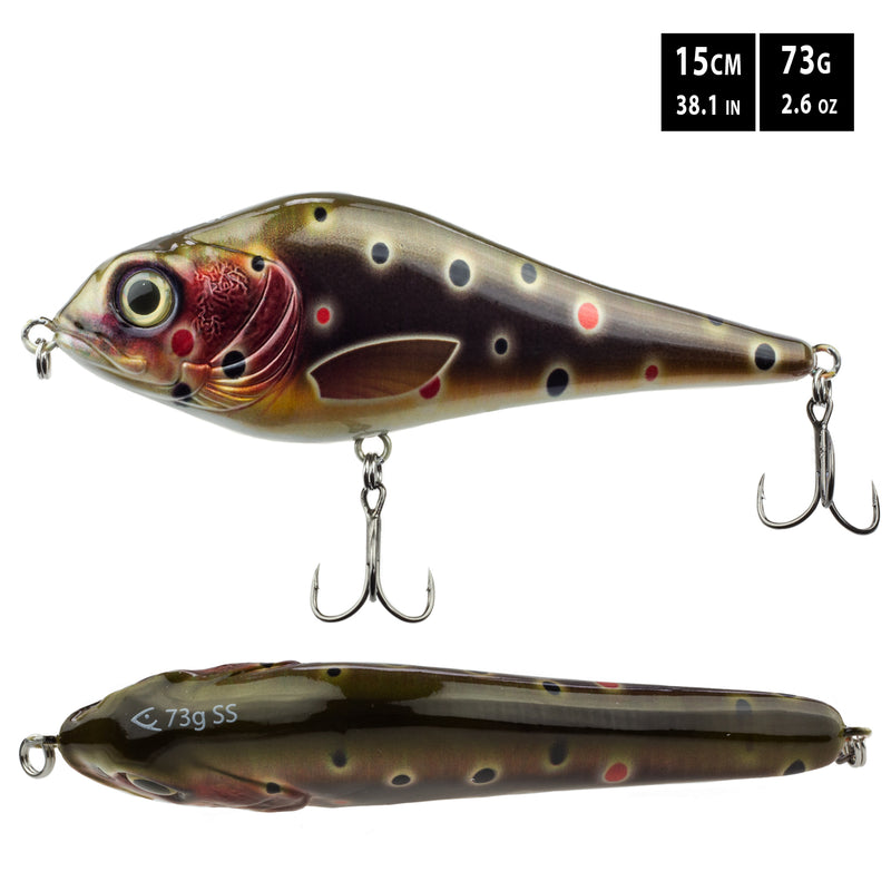 FISHN JERKYone 73g, 15cm (Troutie)