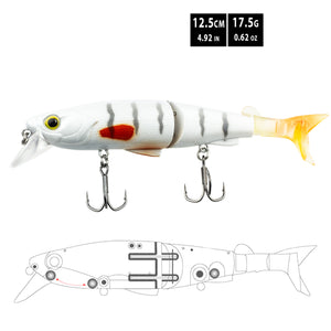 FISHN Hybrid Swimbait MinnowOne YETI 12,5cm, 17,5g