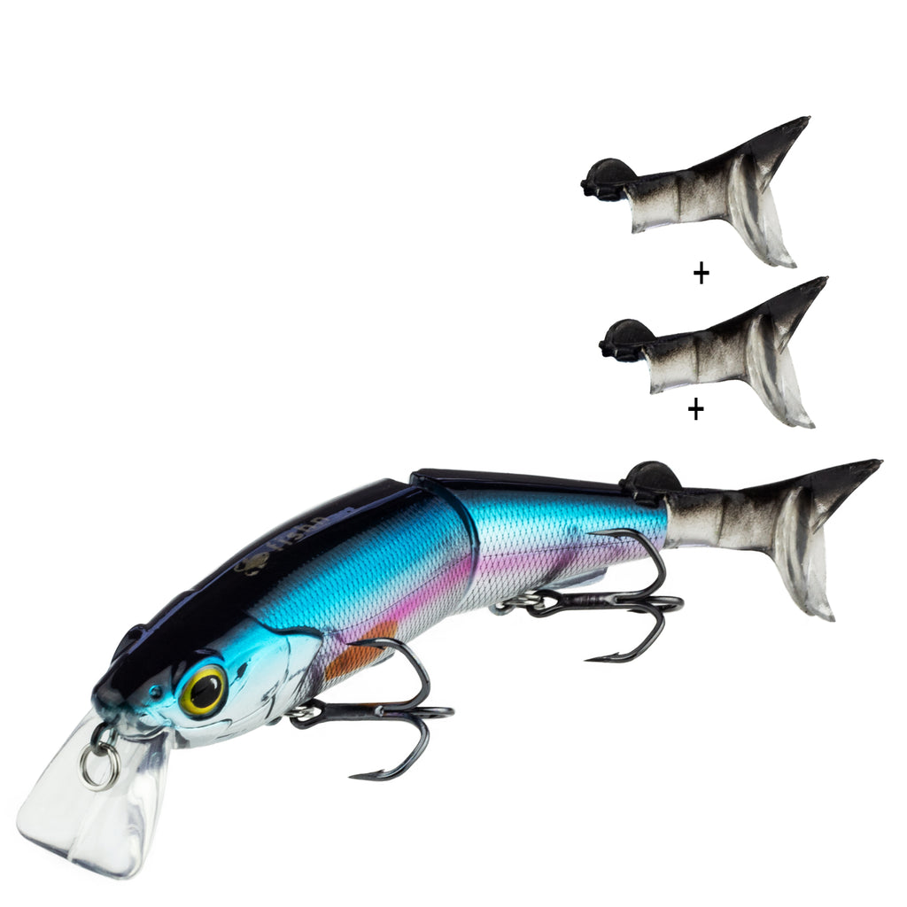 FISHN Hybrid Swimbait MinnowOne Pinky Blue 12,5cm, 17,5g