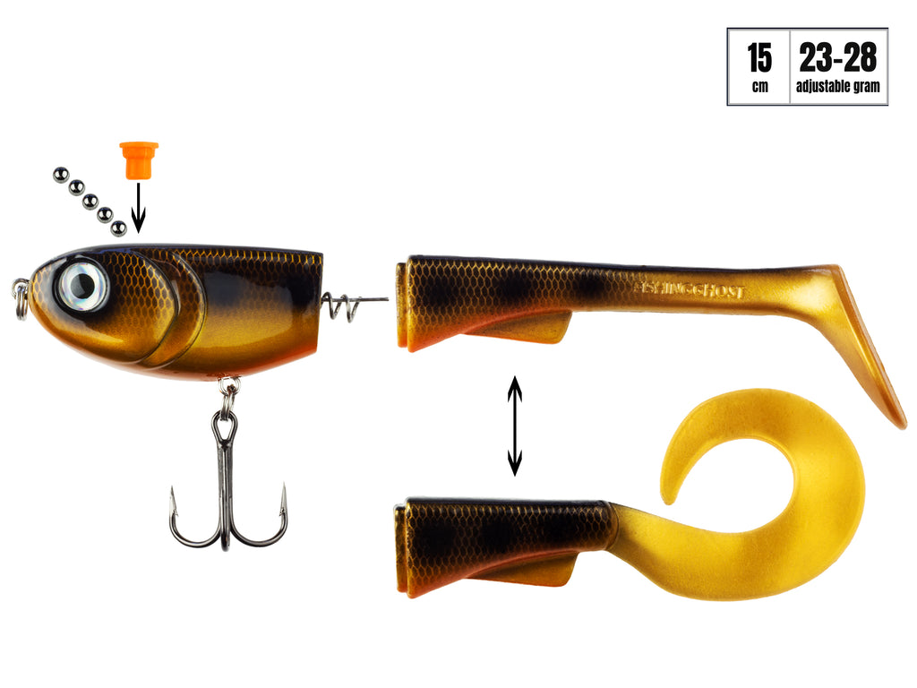 Grumpy SWITCH Hybrid, 23-28gr, 15cm (Spotted Bullhead)