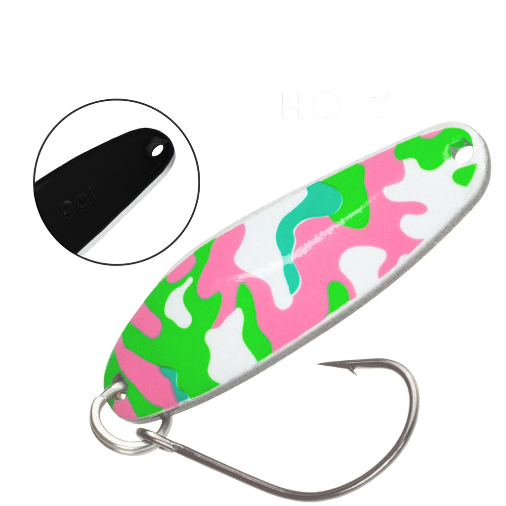Spoon BLISSI - Camo-green 9gr, 4,7cm
