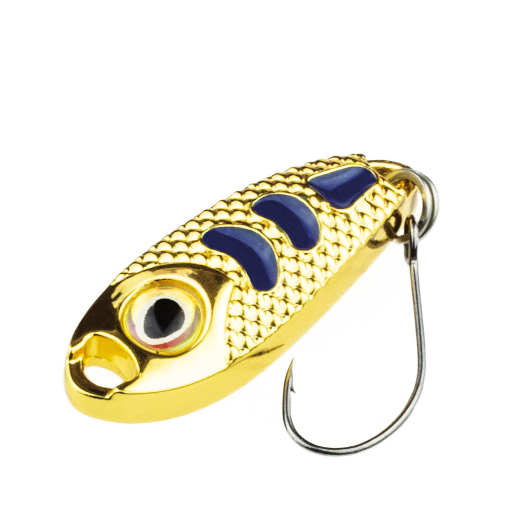 Forellen Spoon STELLAR 3cm, 5gr, gold/blue