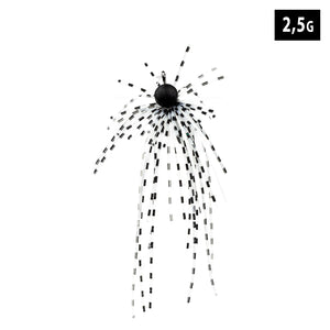 Dirty Hairy Tungsten Jigkopf 2,5gr (White)