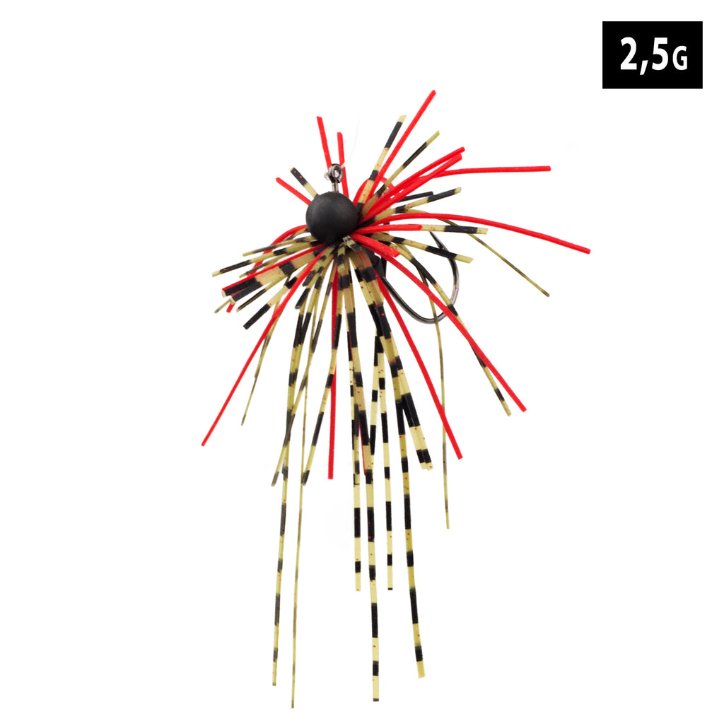 Dirty Hairy Tungsten Jigkopf 2,5gr (Red)