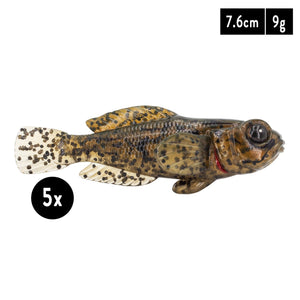 FISHN GOBY one - 7.6cm/3in 9gr/0.31oz MUDD (5 Stück)