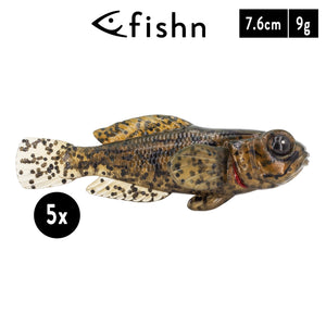 FISHN GOBY one - 7.6cm/3in 9gr/0.31oz MUDD (5 Stück)