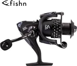FISHN PredatorOne Angelrute Set 2,40m, 20-80g, Angelrute –Spinnrute –Steckrute + FISHN Reel 3000 Spinnrolle