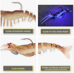 FISHN® GRUMPYcrab 12.5cm, 13.7gr, 2 Stück
