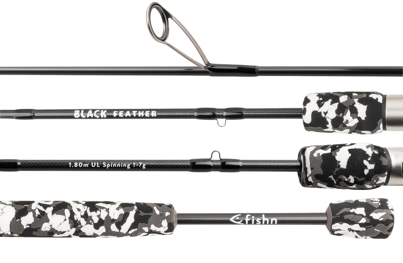 FISHNFISHN  BLACK Feather 1,80m, 1-7g