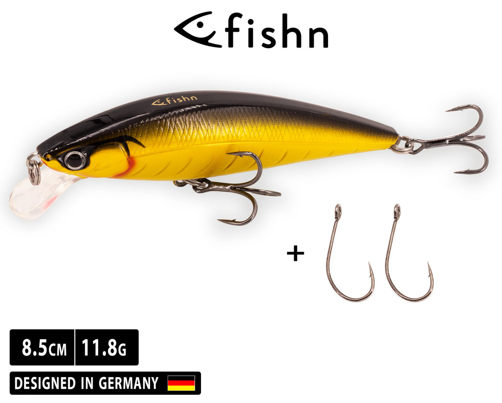 GRUMPY Puncher Wobbler - 11,8gr, 8,5cm - Golden Rudd