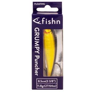 GRUMPY Puncher Wobbler - 11,8gr, 8,5cm - Golden Rudd