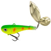 FISHN GRUMPYSpinner, Spinner Bait, Kunstköder zum Angeln auf Hecht, Barsch, Forelle und Zander (100g, Lemon)