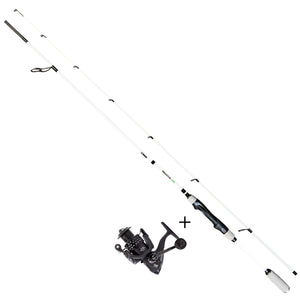 FISHN PredatorOne Angelrute Set 2,40m, 20-80g, Angelrute –Spinnrute –Steckrute + FISHN Reel 3000 Spinnrolle