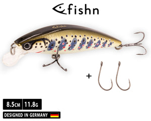 GRUMPY Puncher Wobbler - 11,8gr, 8,5cm - Trout