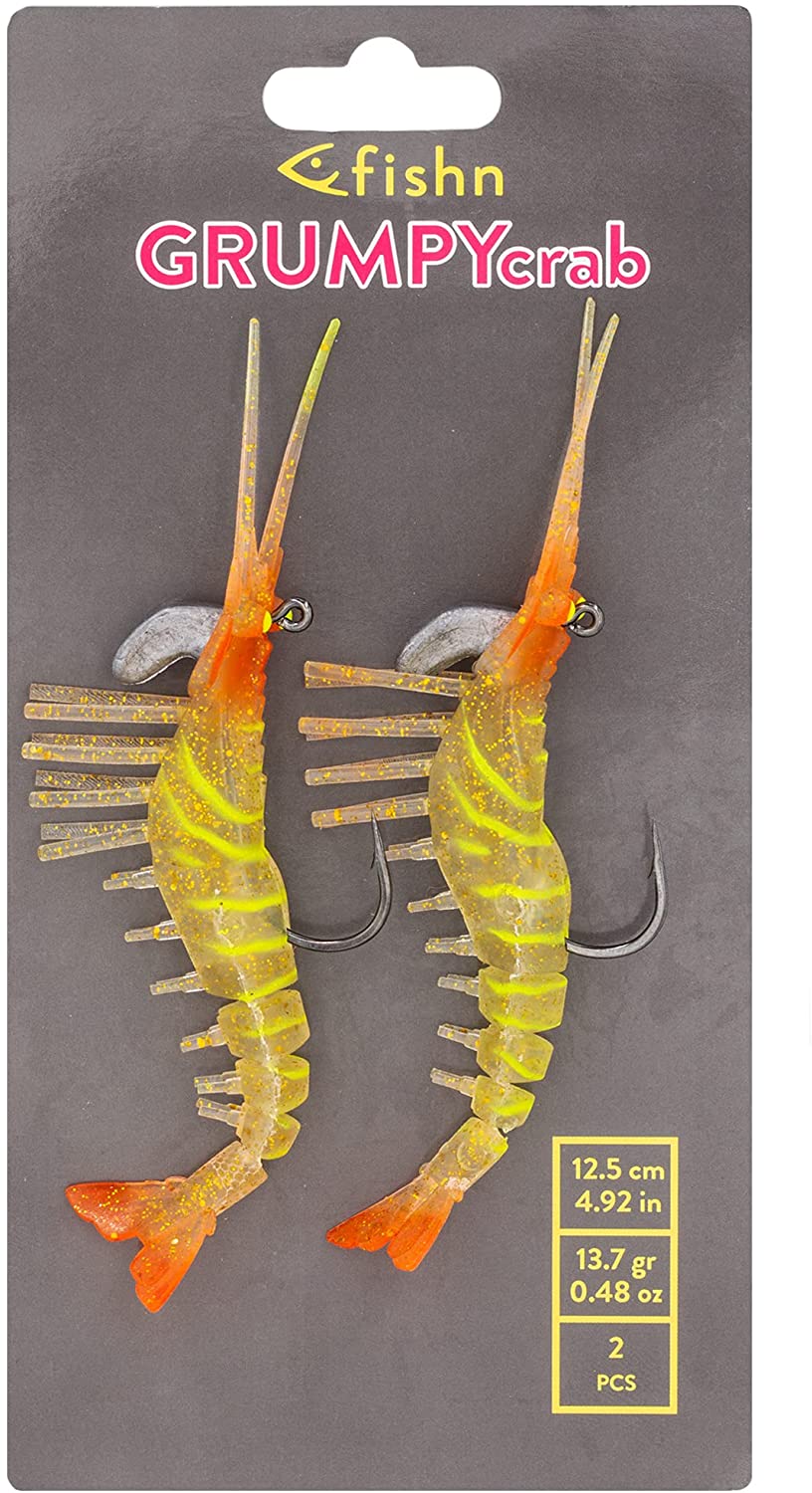 FISHN® GRUMPYcrab 12.5cm, 13.7gr, 2 Stück