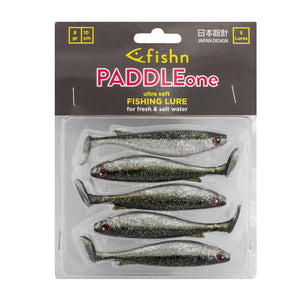 FISHN 5er Pack PaddleOne 8gr, 10cm Mudd