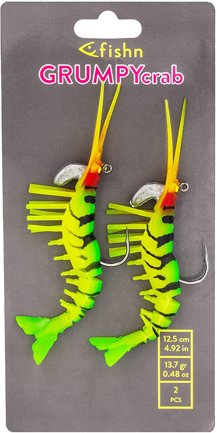 FISHN® GRUMPYcrab 12.5cm, 13.7gr, 2 Stück